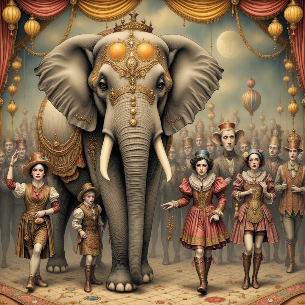 The circus is in town (5 likes)  by @Telina         