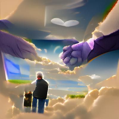 I never said goodbye to dad.