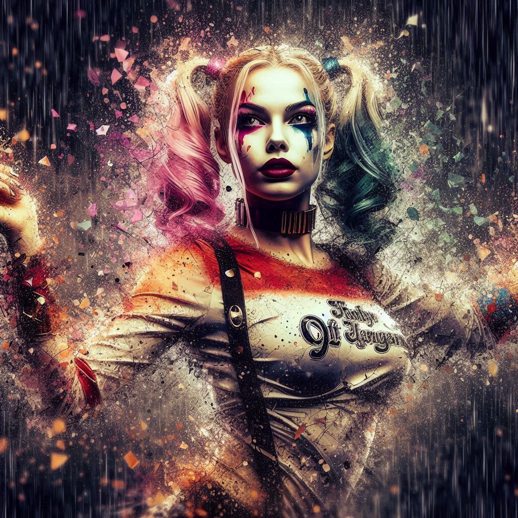 double exposure beautiful fantasy DALL-E 3 portrait landscap...