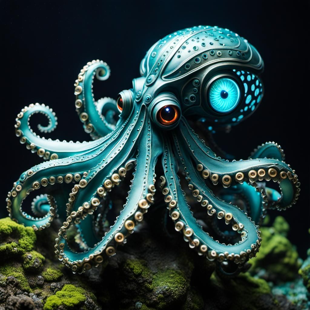 Steampunk octopus
