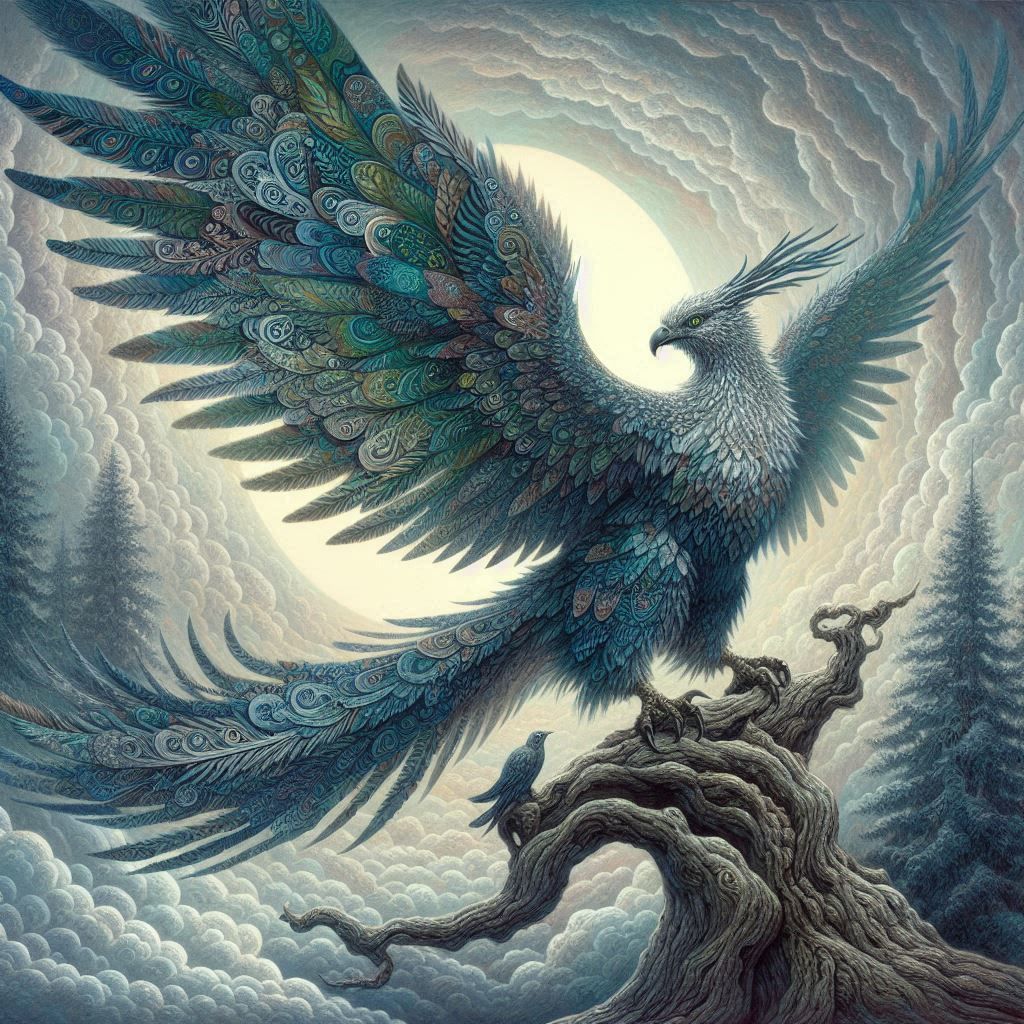 Slavic mythological Rarog