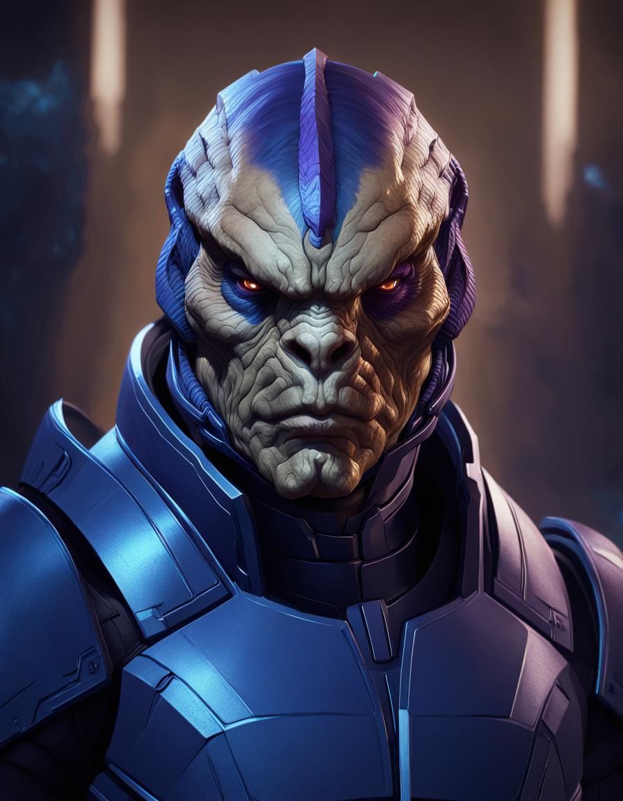 Mass Effect Andromeda. Human-kett Hybryd Soldier. Concept Art 