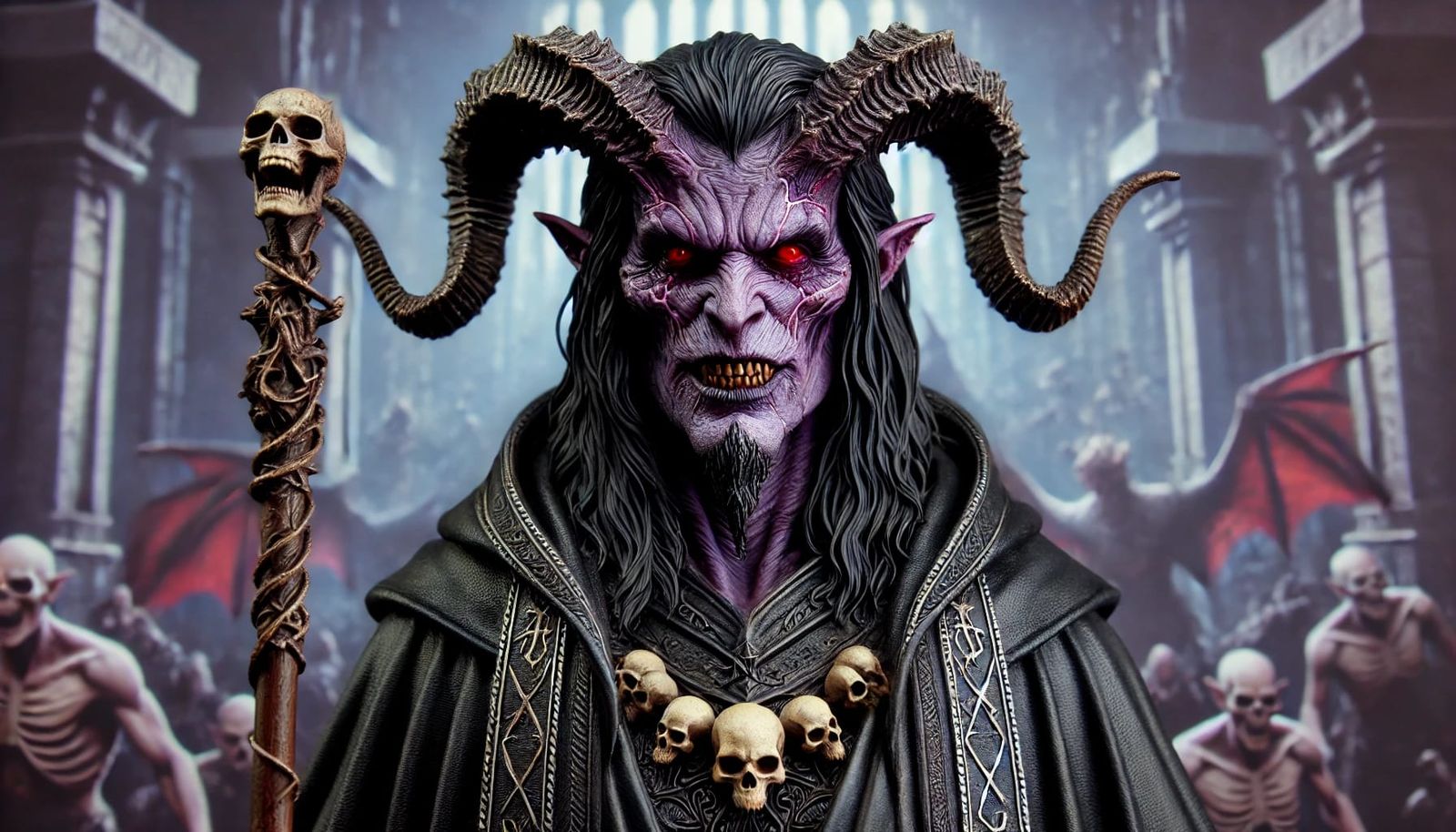 Half-Fiend Half Drow Lich