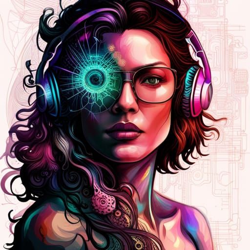 Y2K Cyborg - AI Generated Artwork - NightCafe Creator