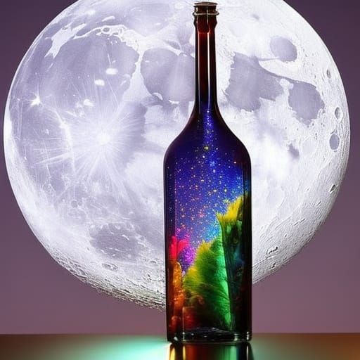 Hey moon have a drink....