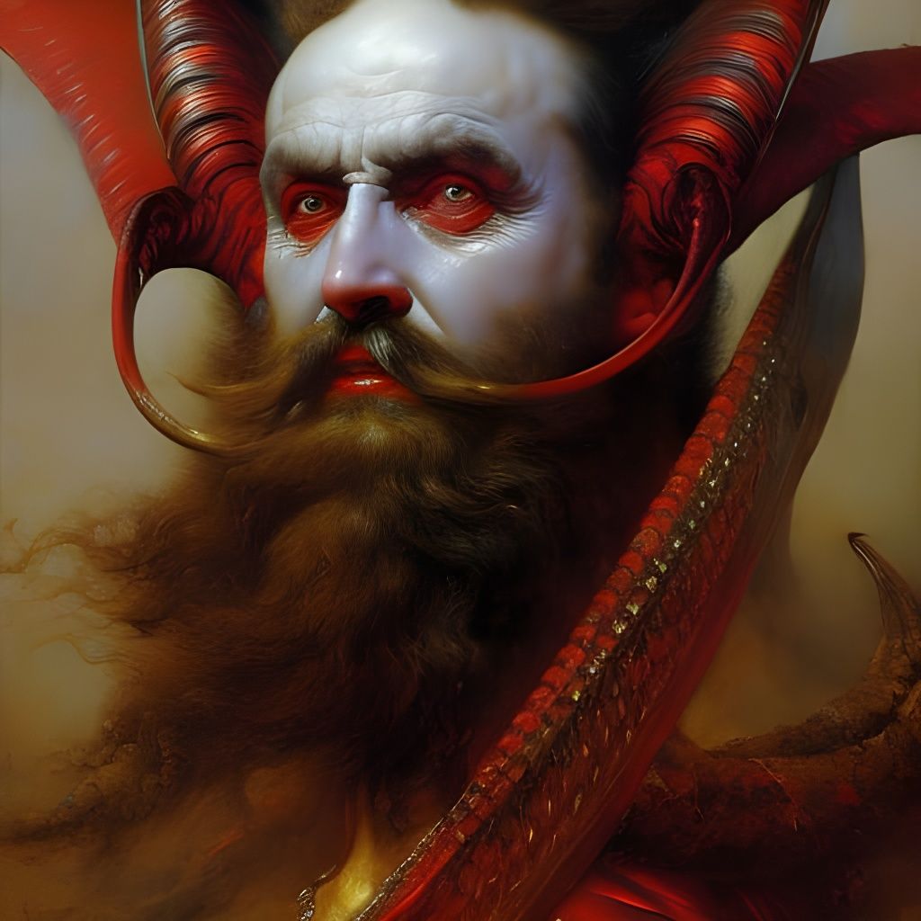 the old red wizard  by @Or3a eve