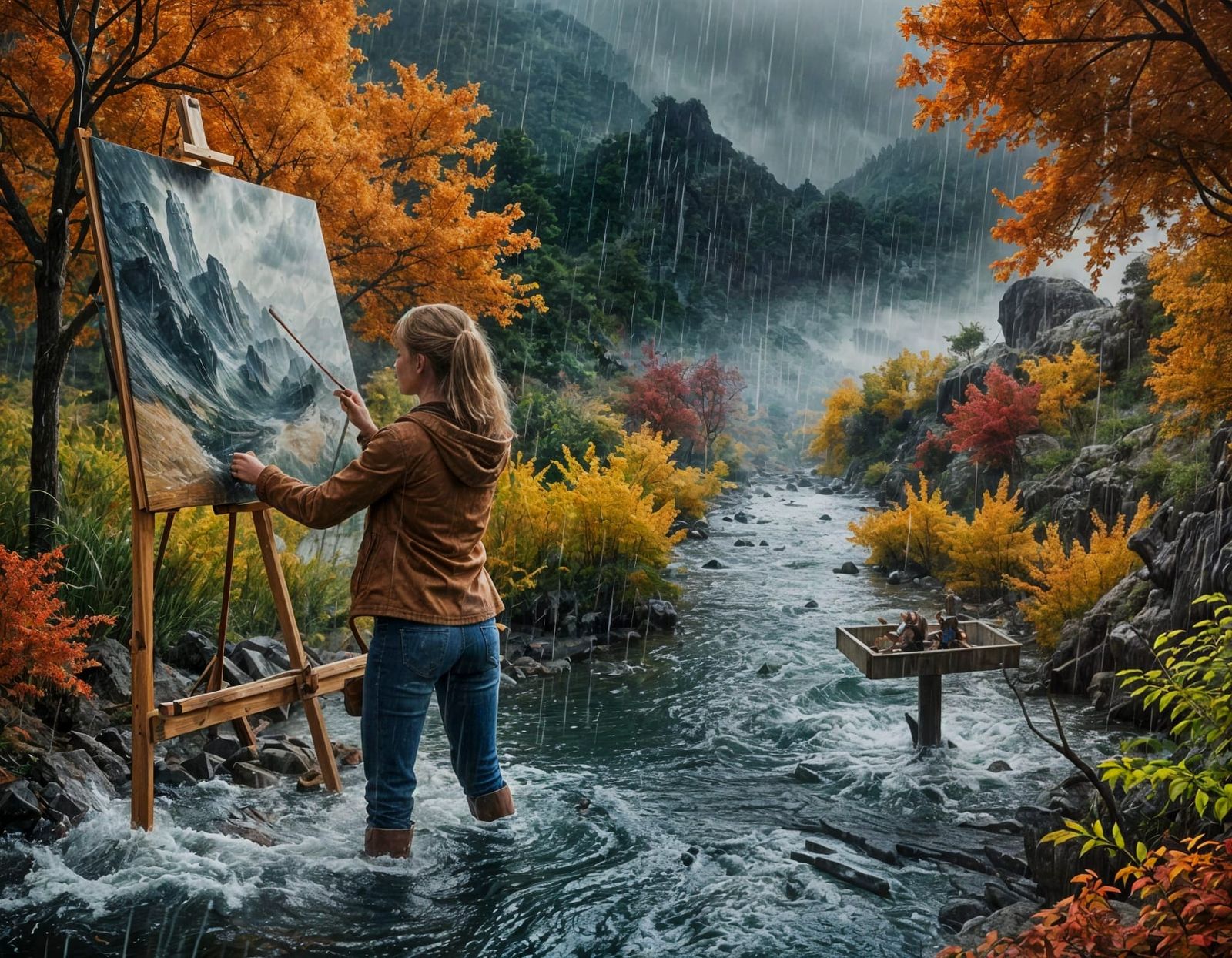 "Painting The Storm"  by @Swervin Ervin