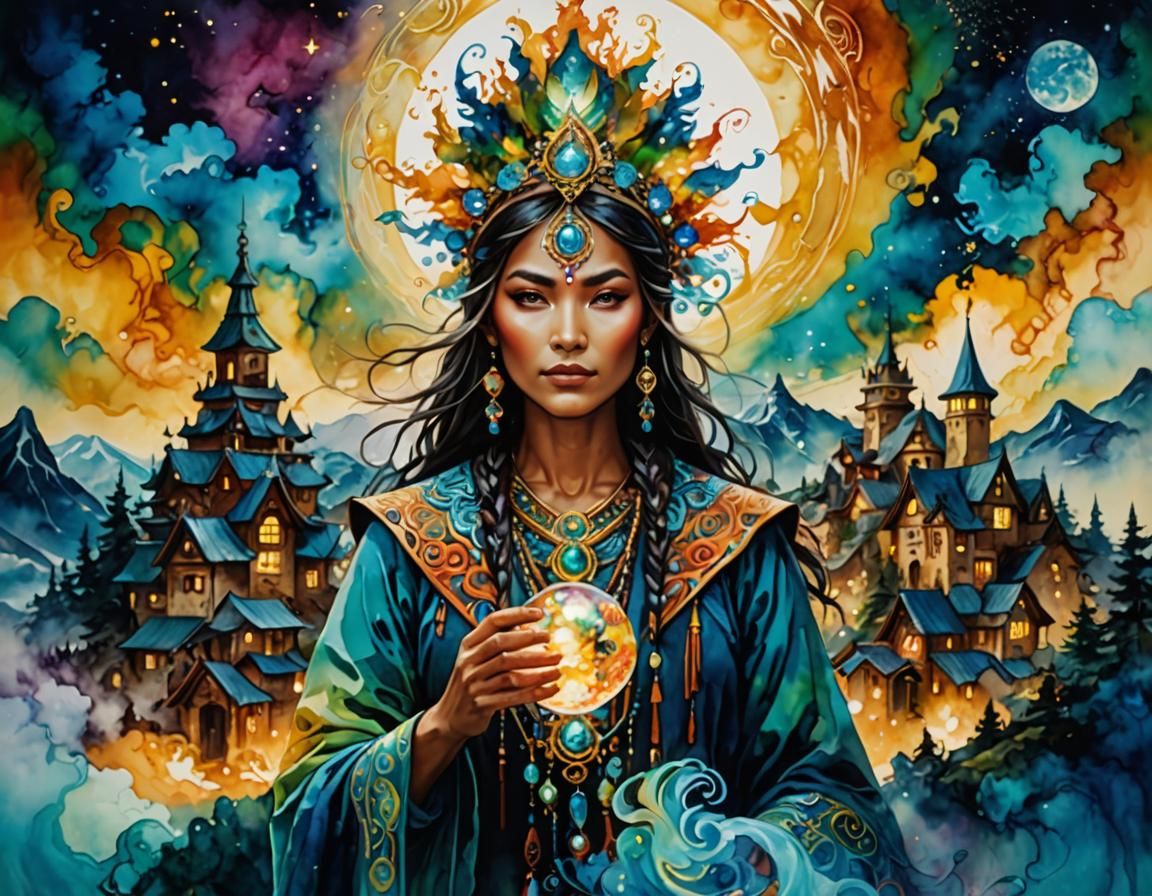 The sorceress of the village
