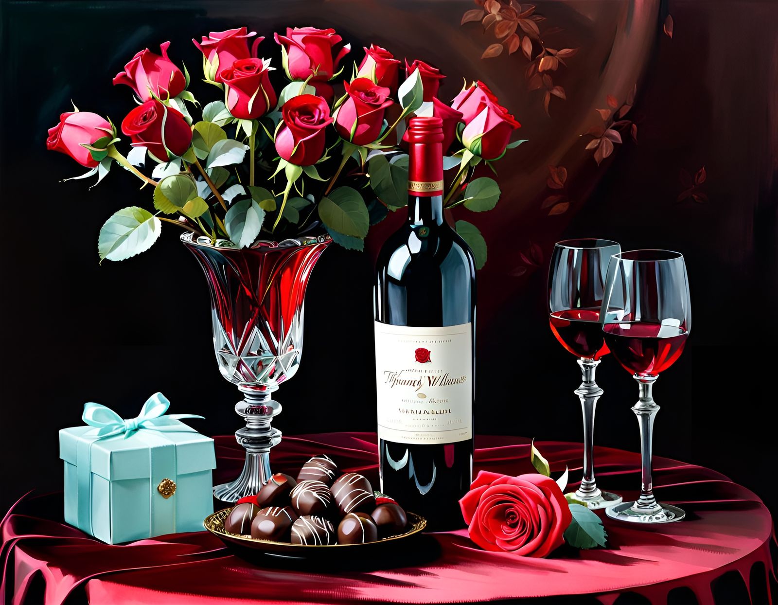 Chocolate & Roses  by @Sharonjoy