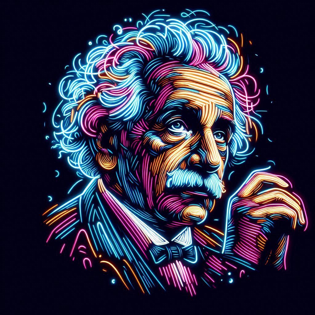 Neon Einstein