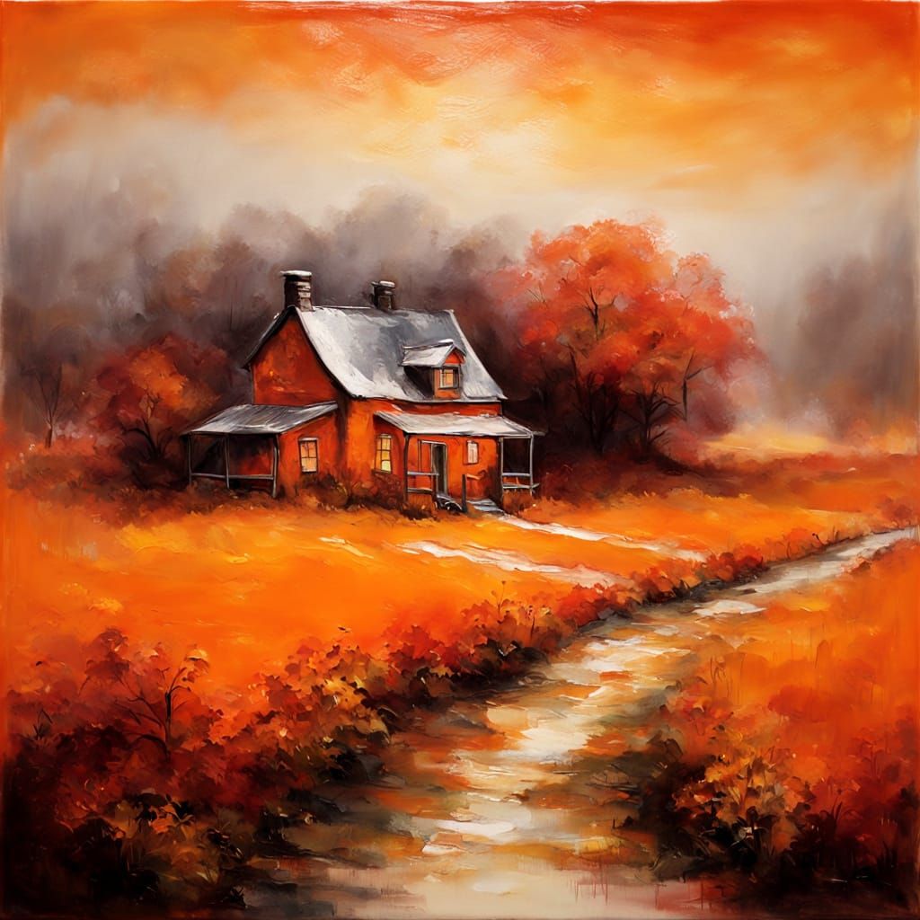 Orange Haze In Autumn   by @ChronoScribe