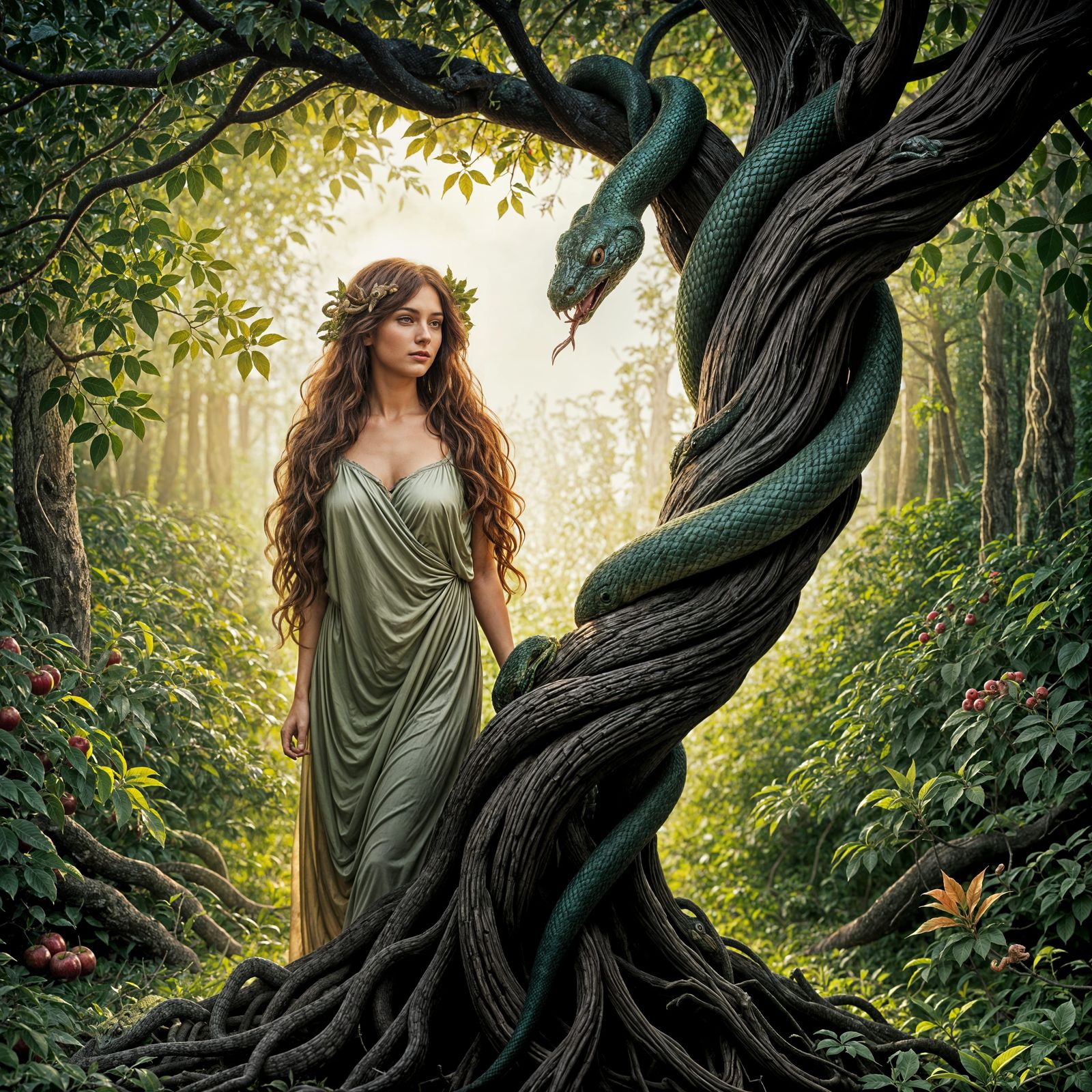 Classic Serpent in the Garden   by @Morning Dawn