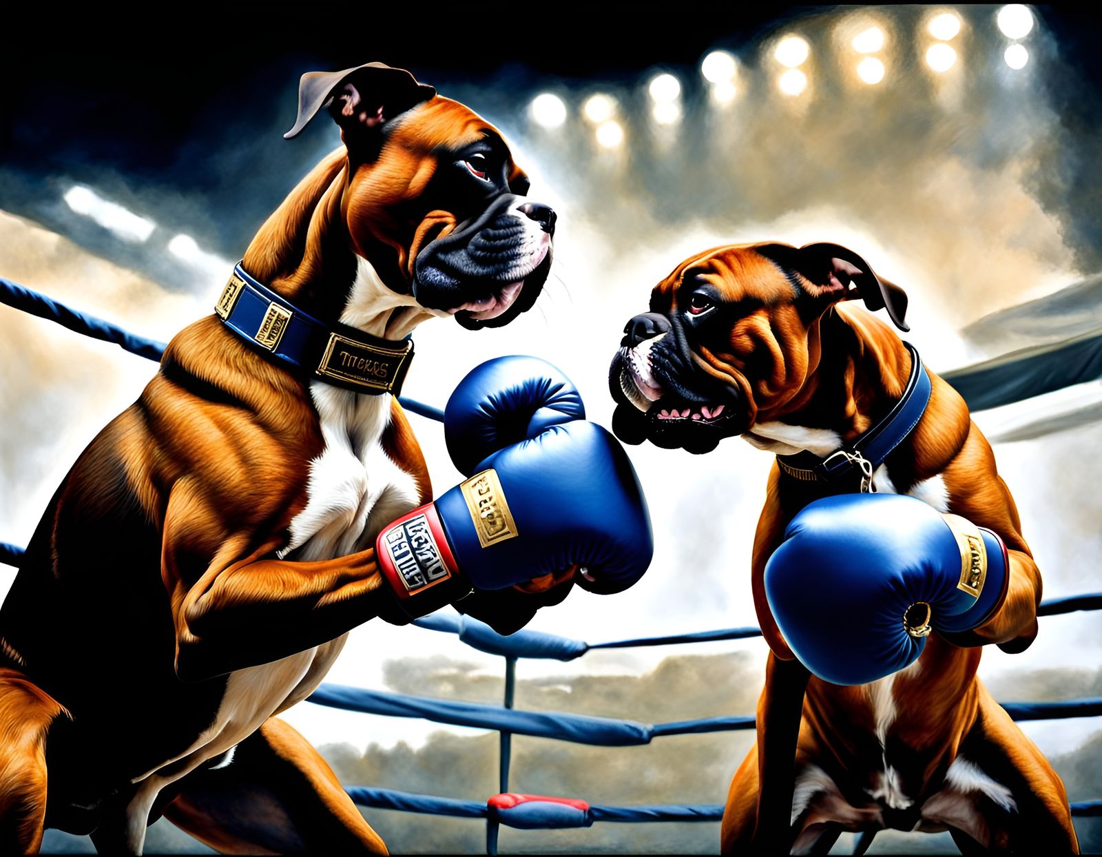 Boxers Boxing  by @NCR