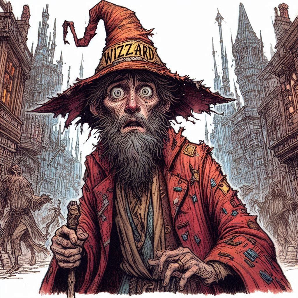 Rincewind - Wizzard in Discworld