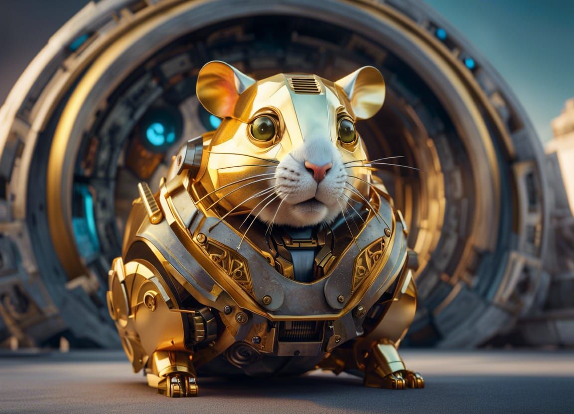 Hamster Robot AI Generated Artwork NightCafe Creator