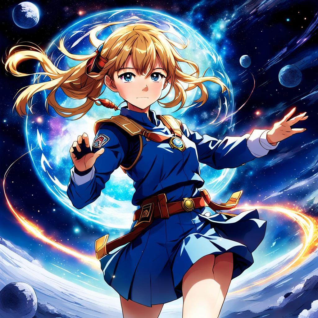 Emma in the astral doing her mission