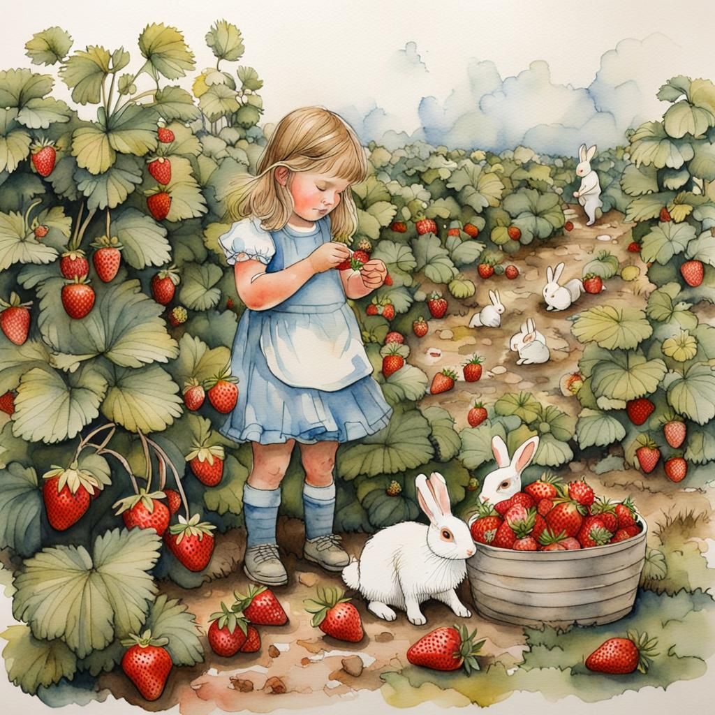 berries and bunnies galore