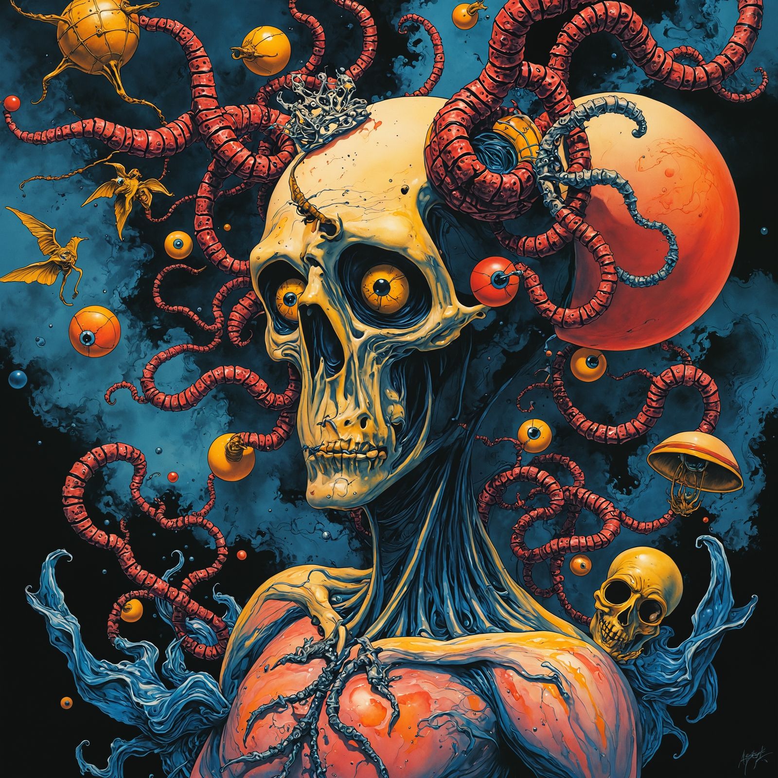 “At the top of the tower she found not a monster, but a sad withered remnant of man who clung to existence only by his u...