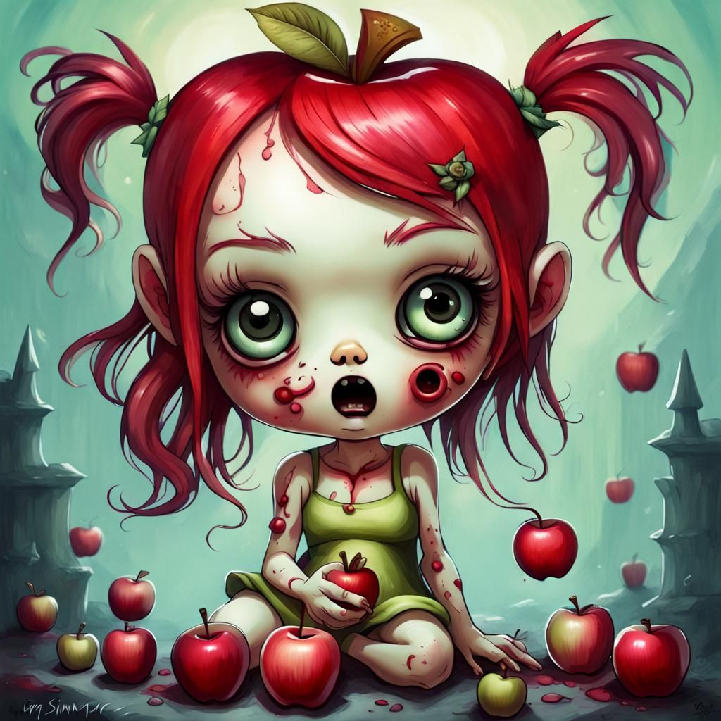 Adorable happy chibi girl character by Greg Simkins, Lori Ea...