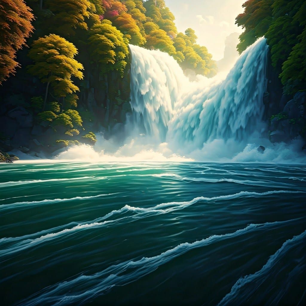 River of Wonder in Lush, Vibrant Landscapes