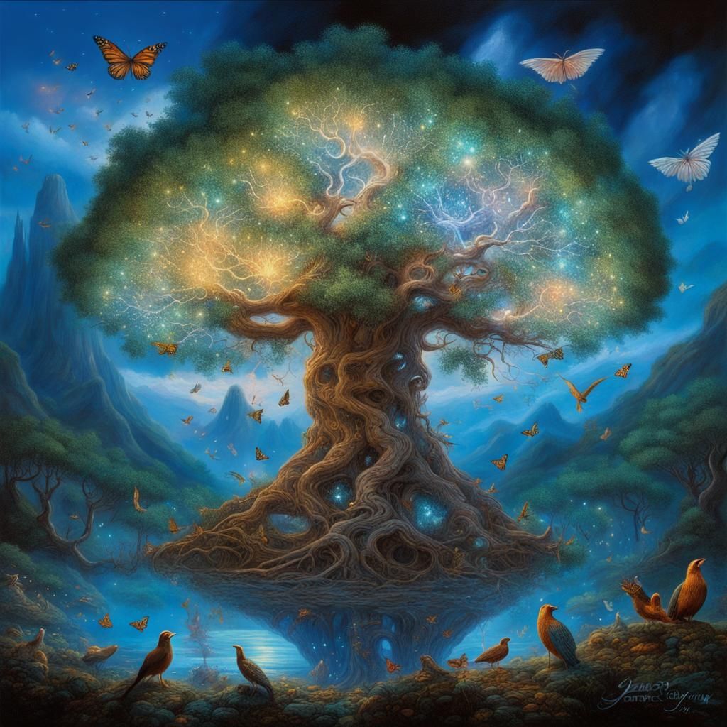 magical Tree of life from avatar movie with no humans in the picture ...