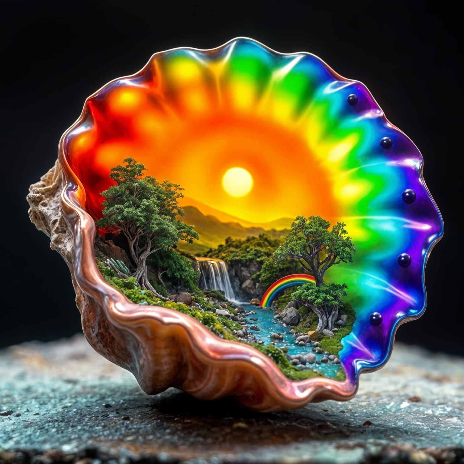 Rainbow Shell   by @Sherkhal