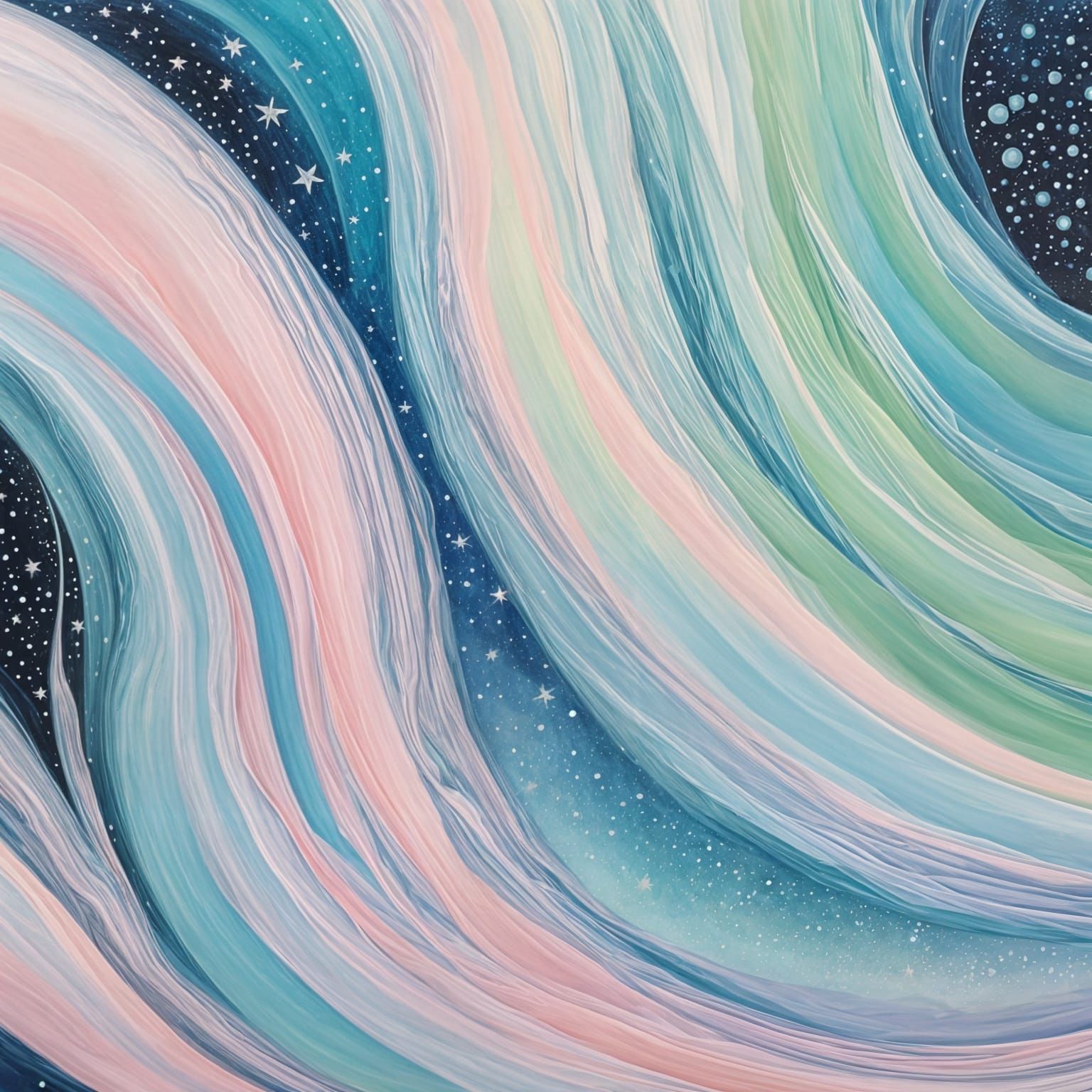 Darkness Illuminated in Ethereal Style