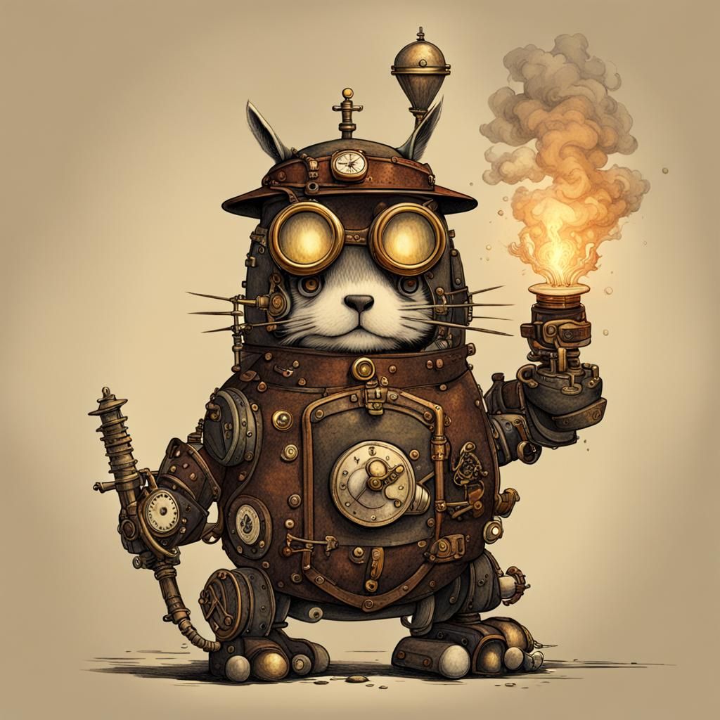 steampunk warrior