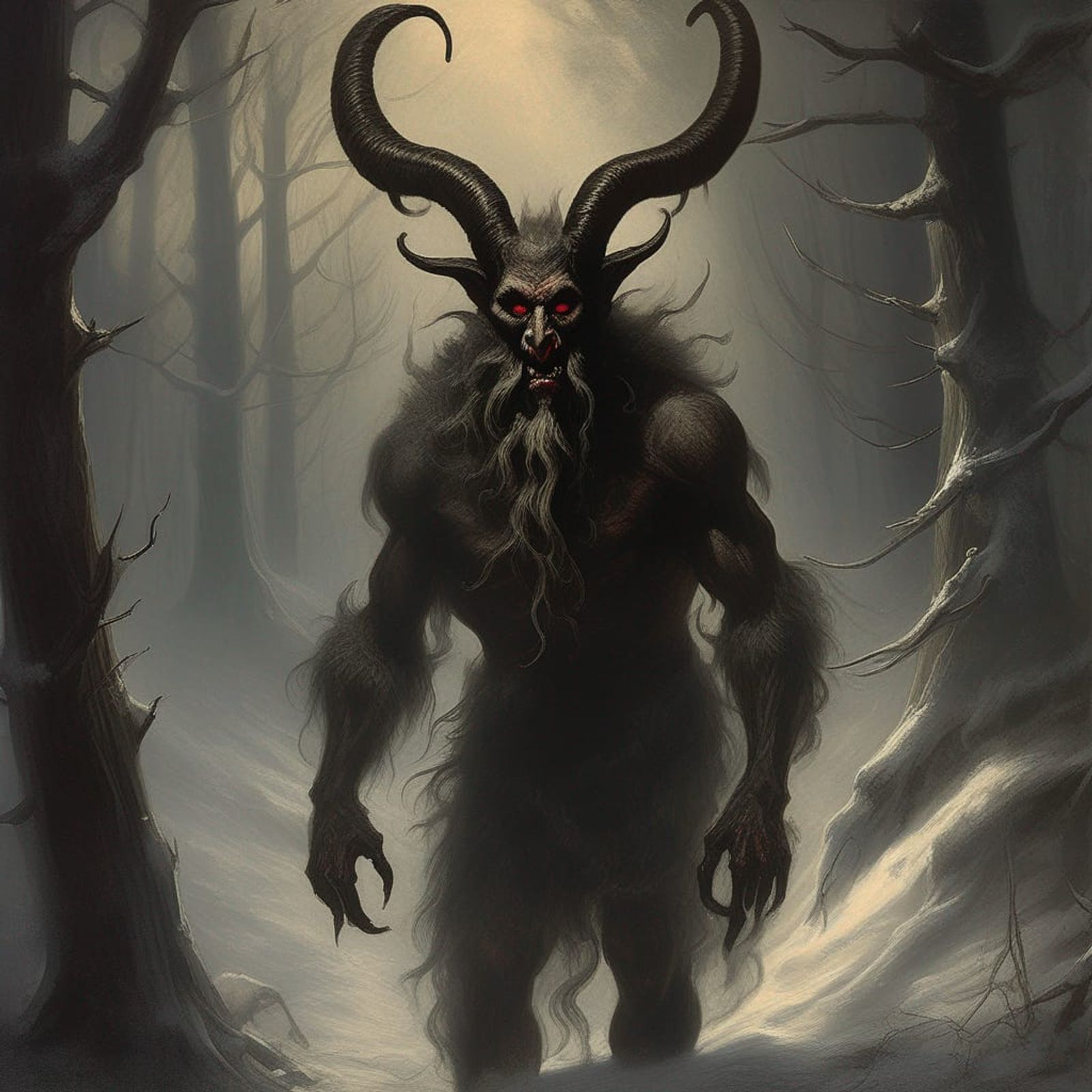 Krampus - AI Generated Artwork - NightCafe Creator