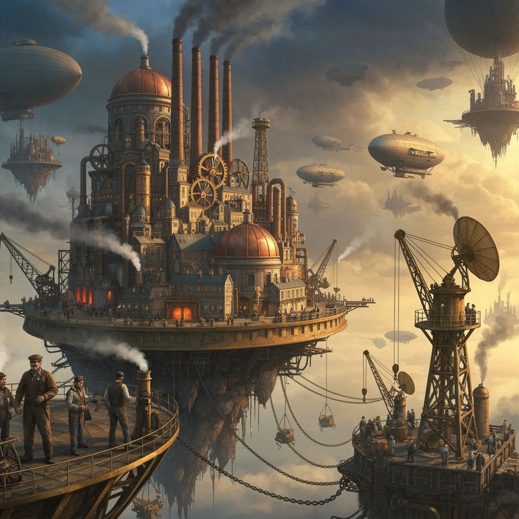 The airships of Aethelgard 