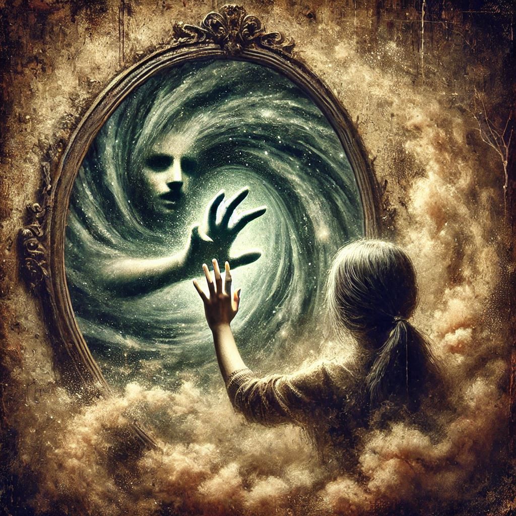 I've traveled oceans of time only to touch you once more