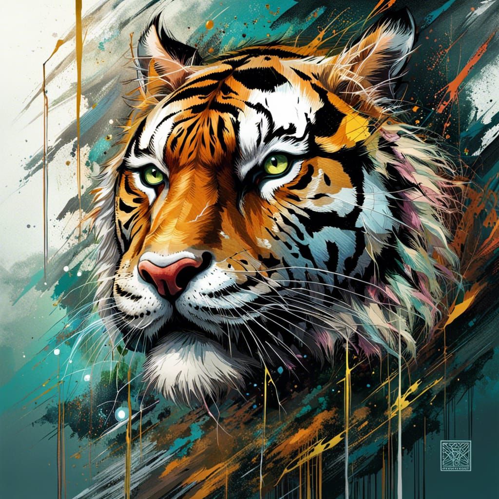 Tiger - AI Generated Artwork - NightCafe Creator