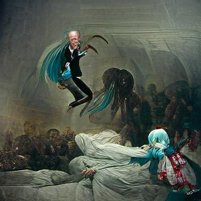 The quick brown Hatsune Miku jumps over the lazy Joe Biden.