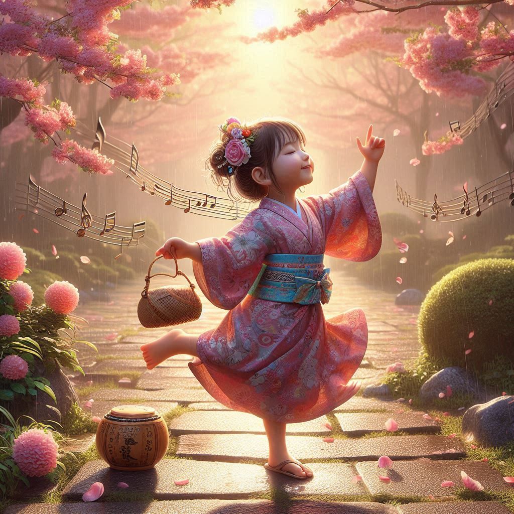 So lost in her dancing, even misses her slipper,