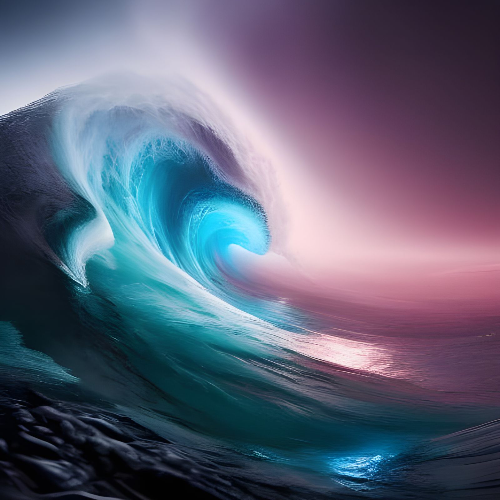 The Wave - AI Generated Artwork - NightCafe Creator