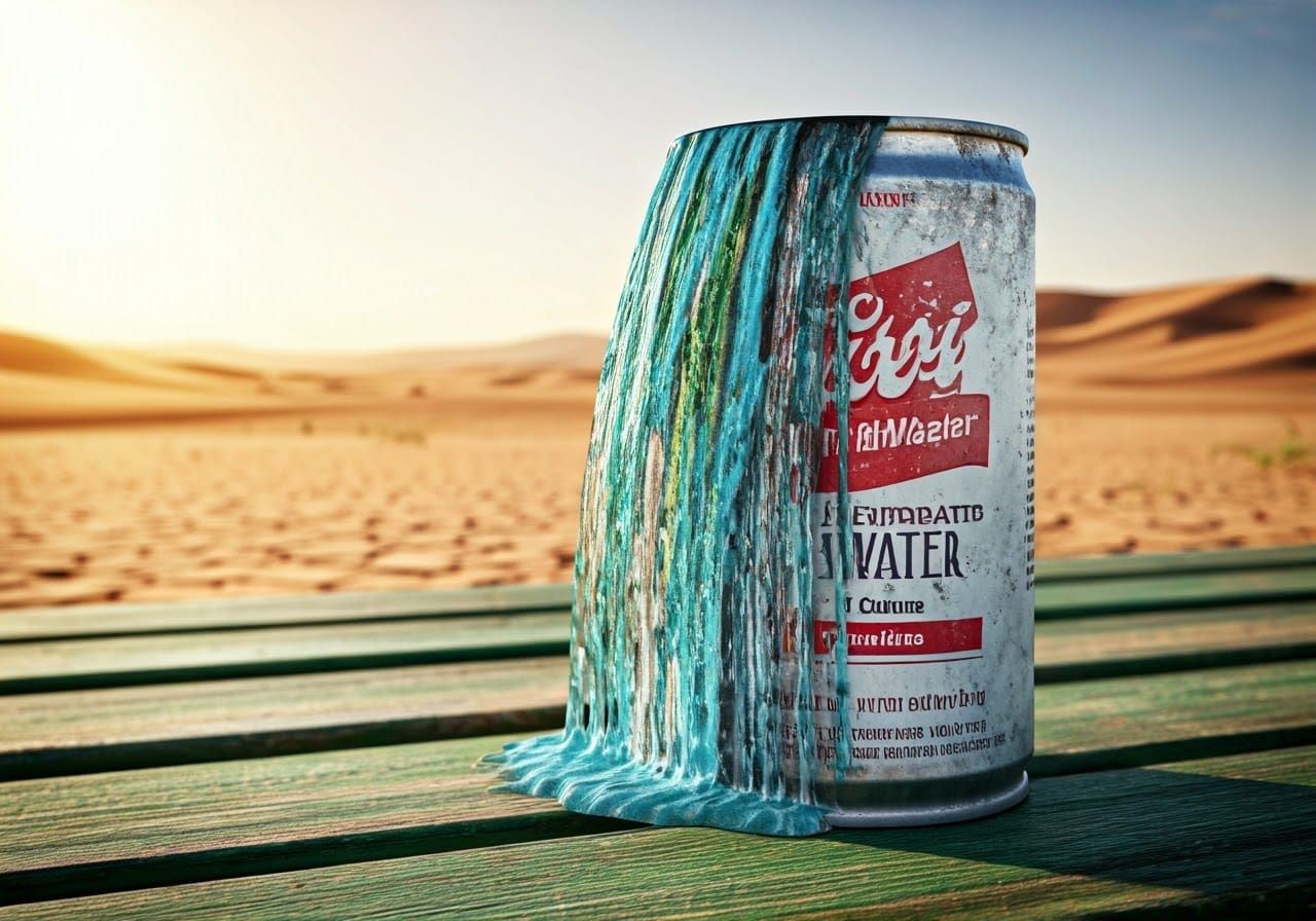 a can of waterfall