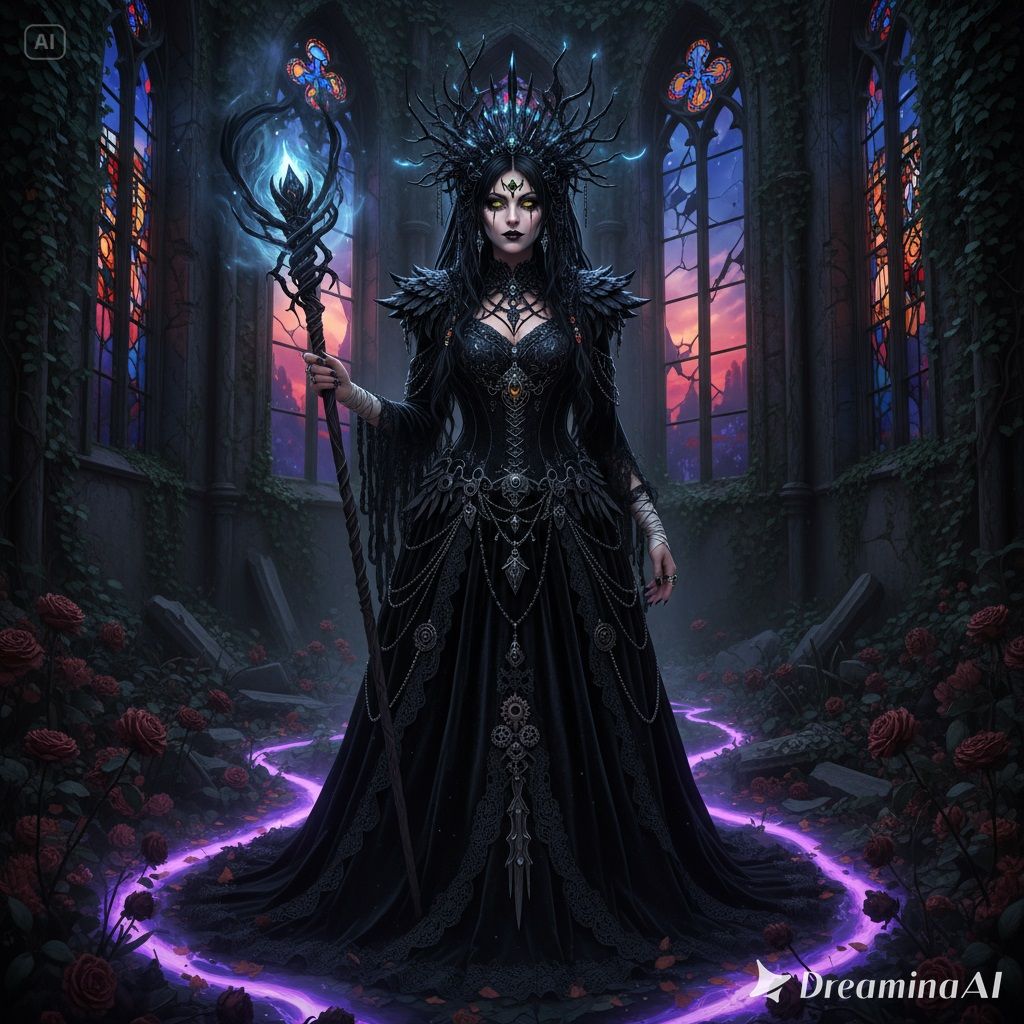 Lady Gothic Awesome With a strange beauty indescribable