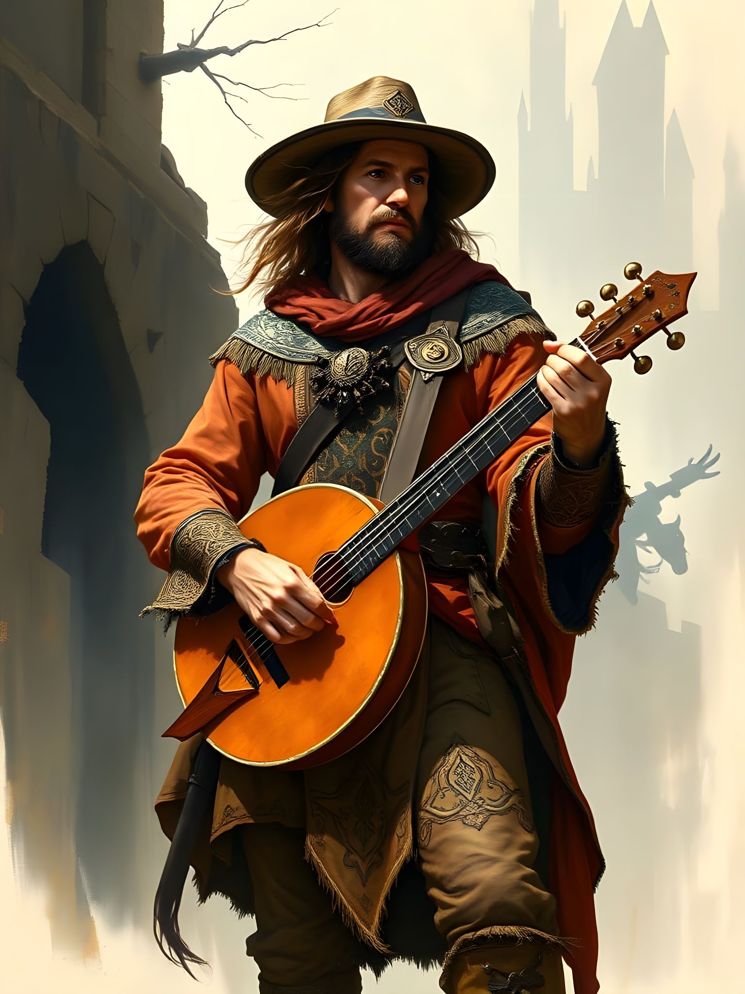 Epic Story Telling Bard  by @Gary Murakami