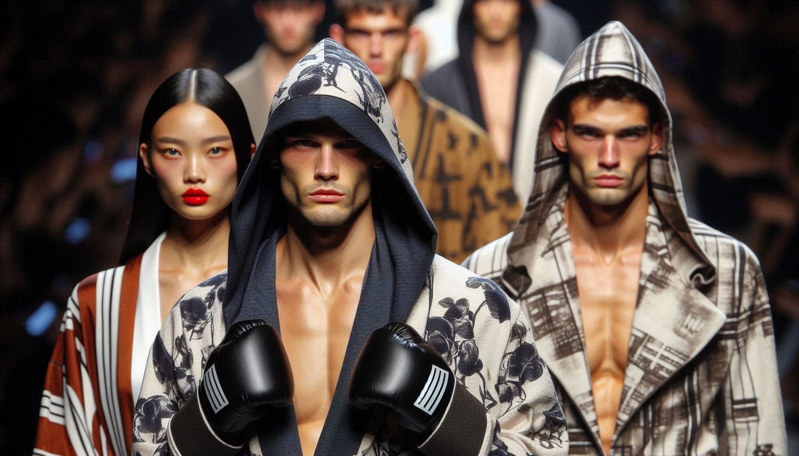 Boxing at fashion week