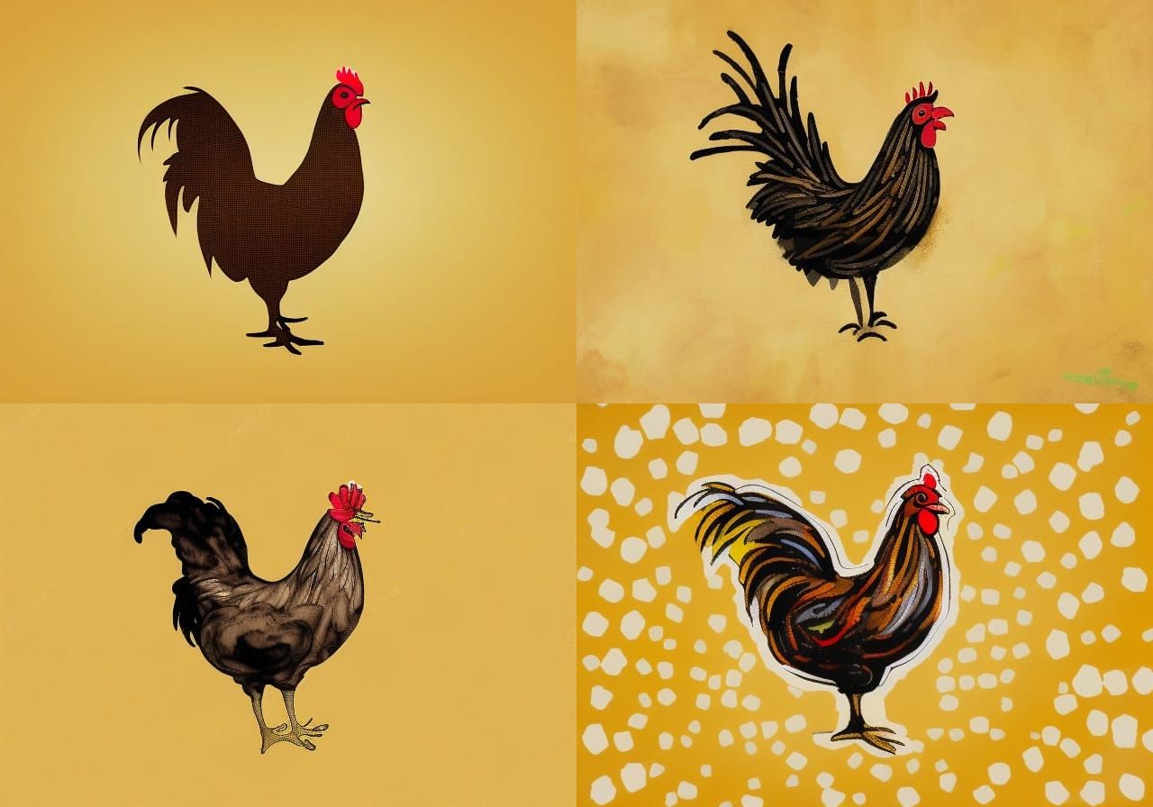 chicken abstract