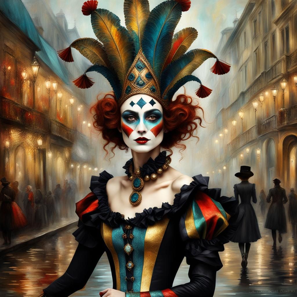 Harlequin - AI Generated Artwork - NightCafe Creator