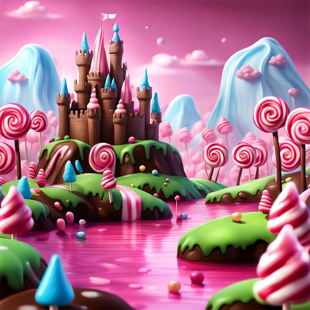 Candy World - world of many flavors  by @undefined