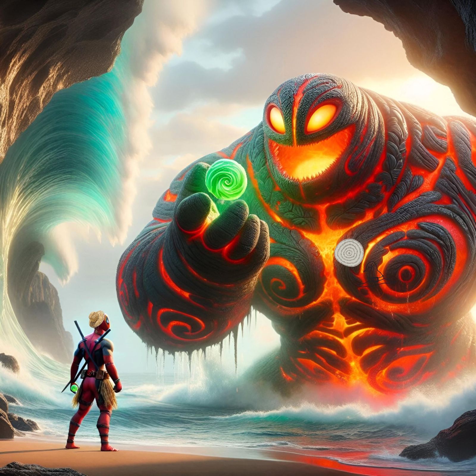 Deadpool Island Style