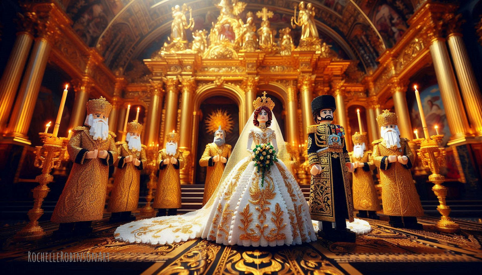 A Wedding - Lego Art