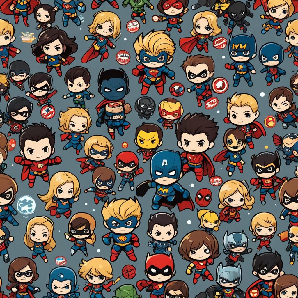 Chibi super hero
