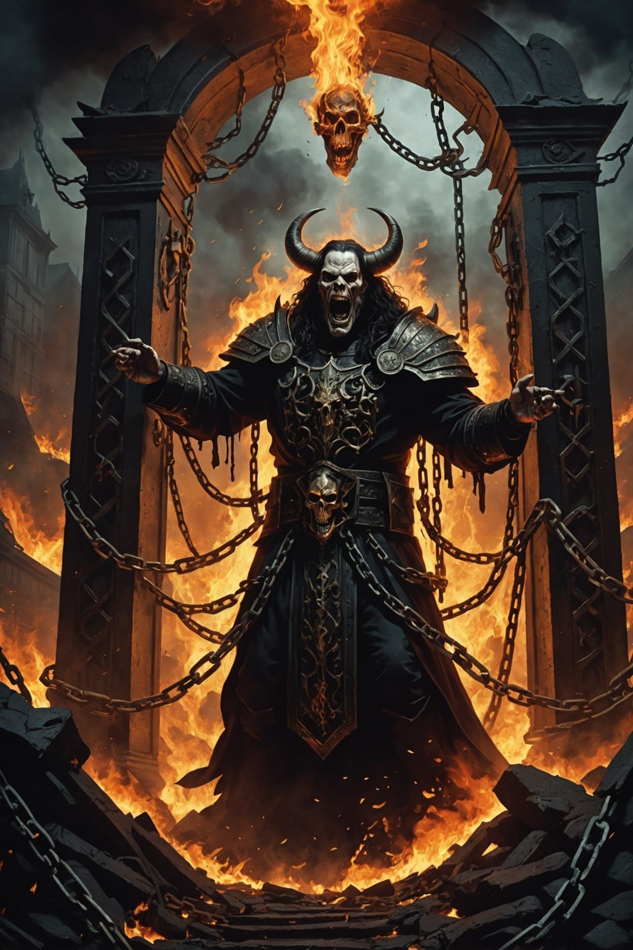 Erebus at the gates of hell