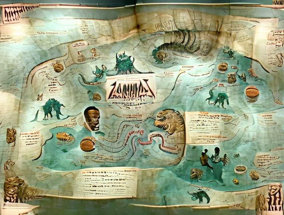 Ancient Map Of Zamunda Ai Generated Artwork Nightcafe Creator