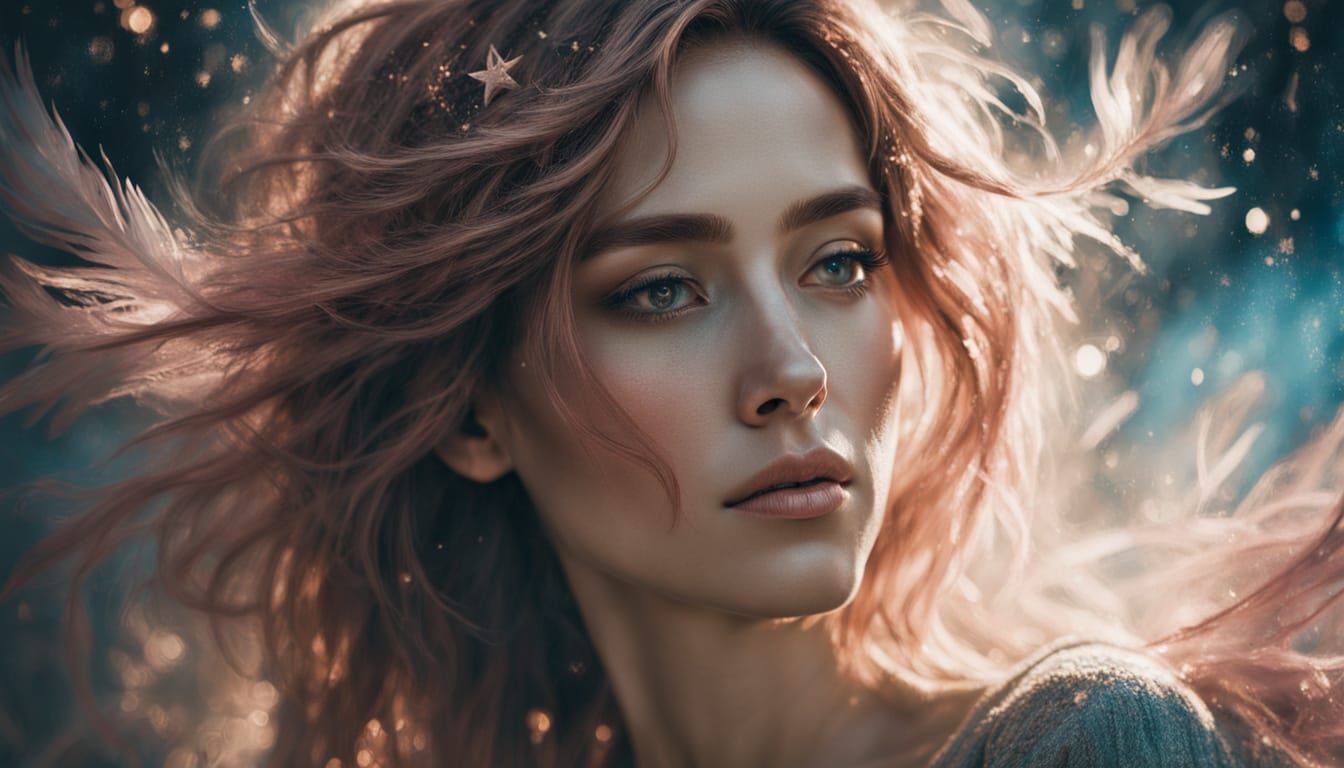 Ethereal Portrait of a Woman in Soft Focus