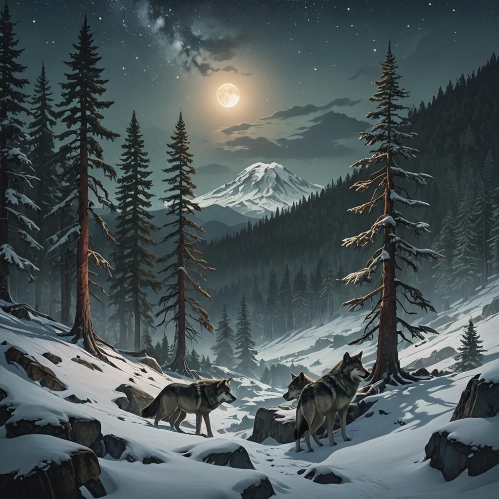 Washington pine forests