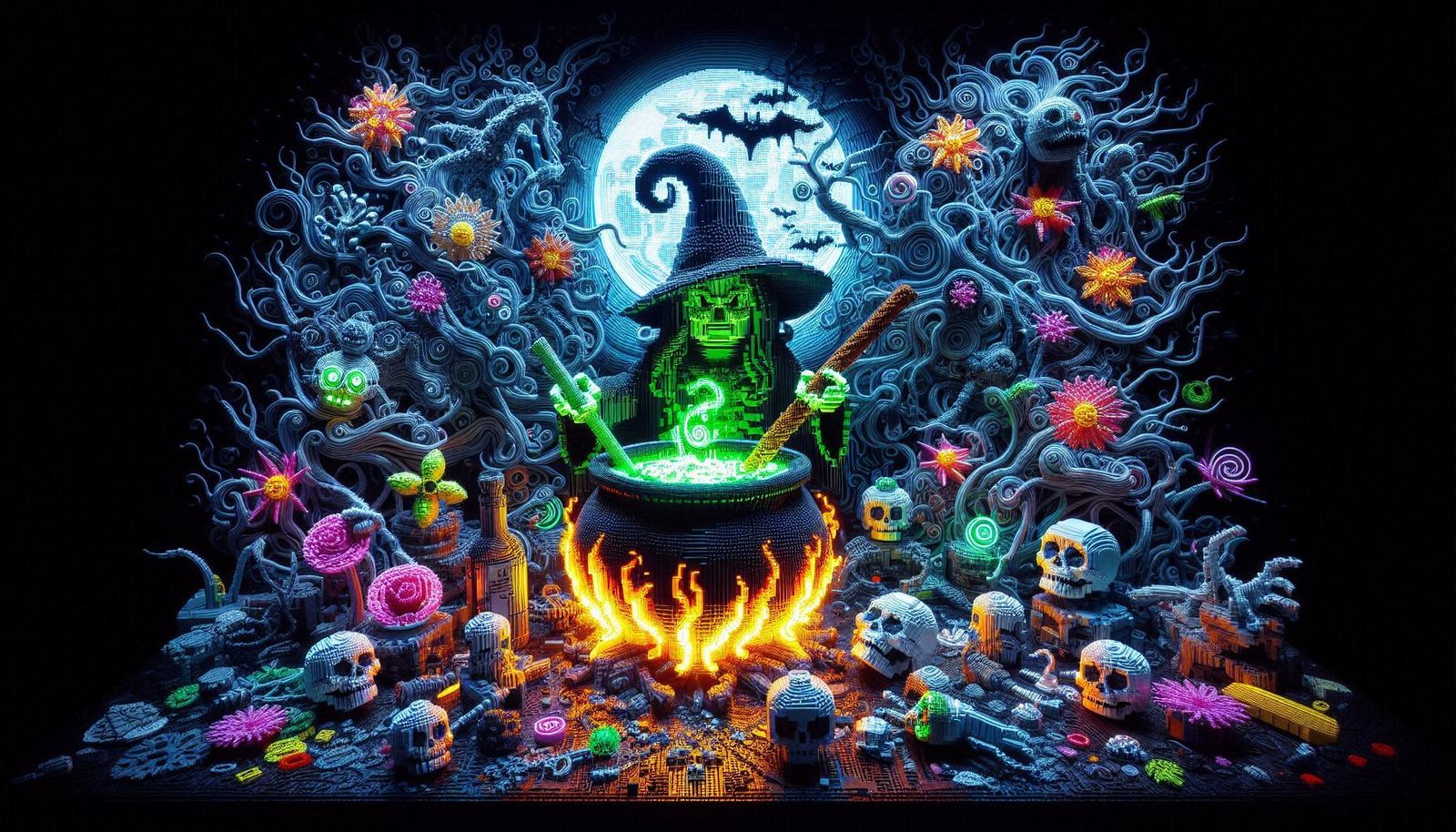 Witch - Lego Art